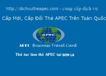 Thủ tục làm thẻ Apec tại Sơn La