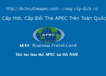 Dịch vụ làm thẻ Apec tại Hà Nam