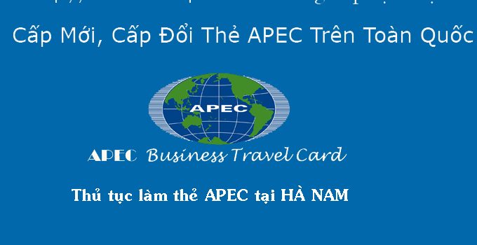 Dịch vụ làm thẻ Apec tại Hà Nam