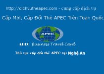 Dịch vụ làm thẻ Apec tại Nghệ An